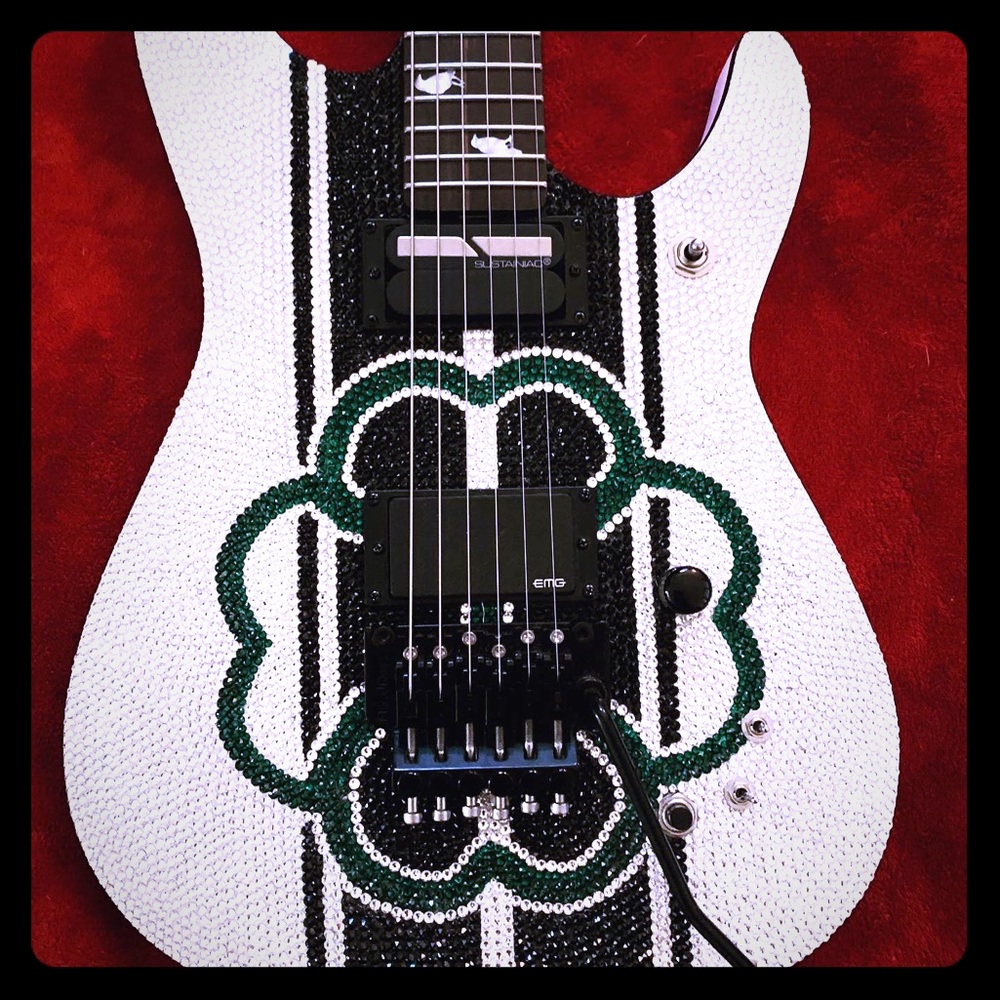 Custom Swarovski, Ashba Schecter Guitar